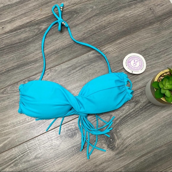 Forever Young Other - 🌈 Forever young NWT bandeau teal bikini top